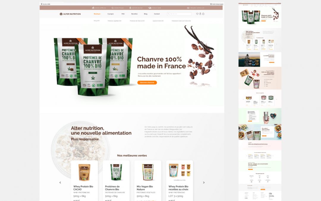 ALTER NUTRITION Ux/Ui-FR