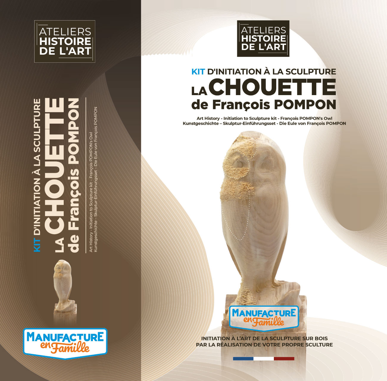 2023-10---MANUFACTURE-EN-FAMILLE-chouette Visual identity Visual creation Text and content hierarchy