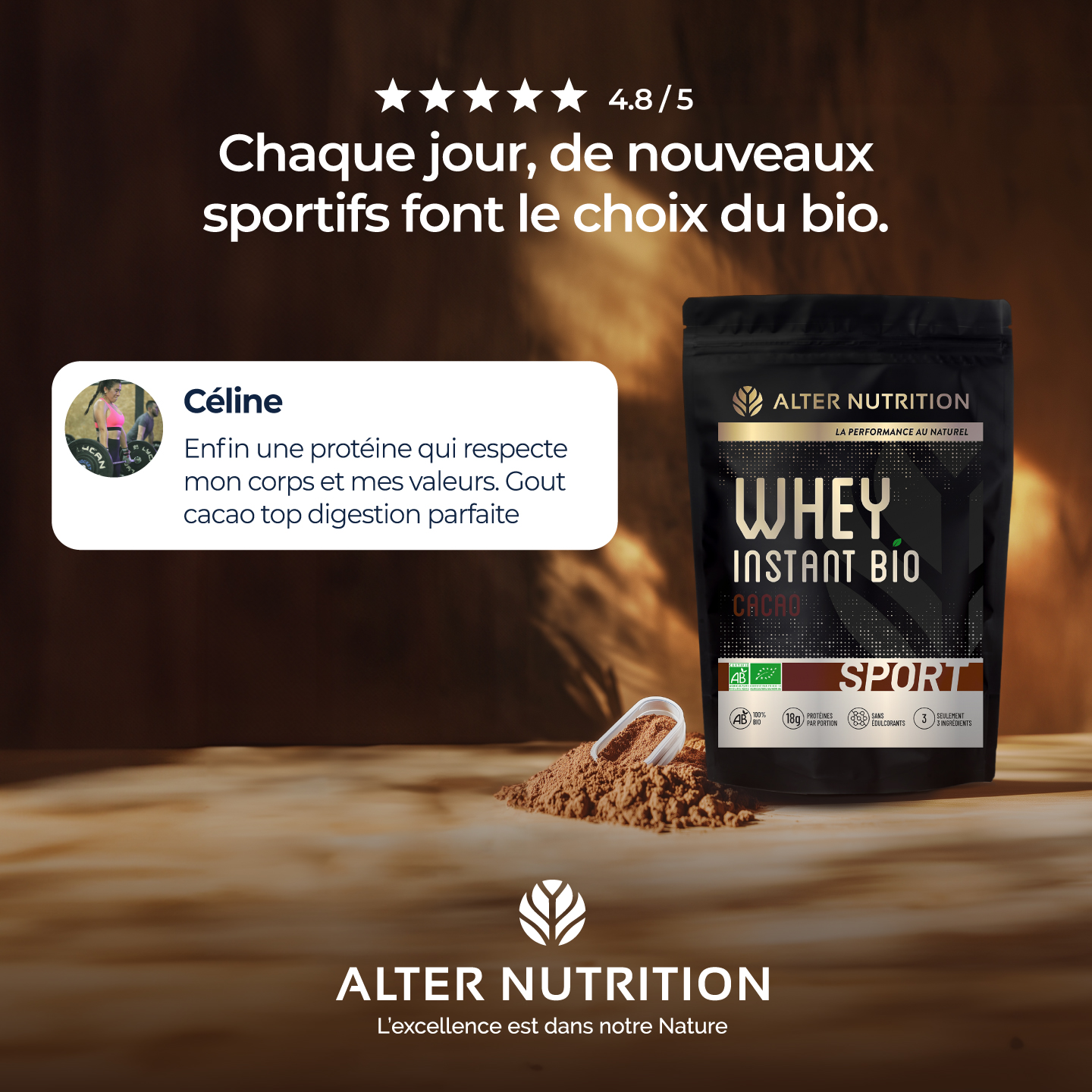 visual content - Alter Nutrition graphic design
